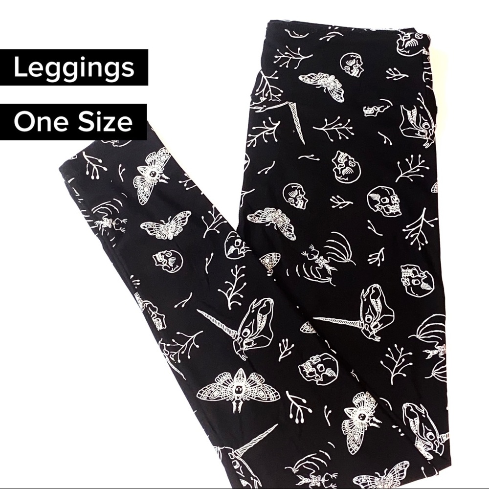 Lularoe creepin it real OS leggings